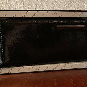 Kenneth Cole Large Leather Zip Around Wallet New